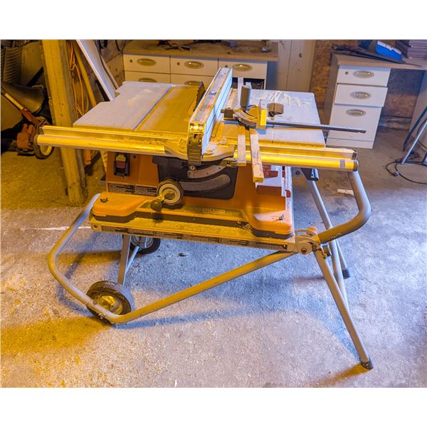 *OFFSITE* RIDGID TABLE SAW WITH STAND