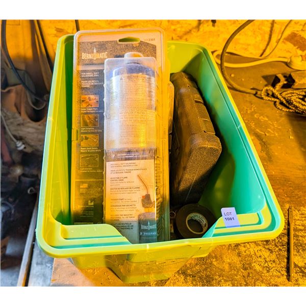 *OFFSITE* TOTE OF ASSORTED TOOL KITS