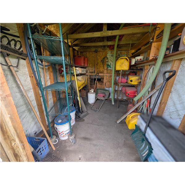 *OFFWSITE* CONTENTS OF SHED, SHED NOT INCLUDED