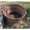 Image 2 : *OFFSITE* METAL FIRE PIT MADE FROM OLD INDUSTRIAL