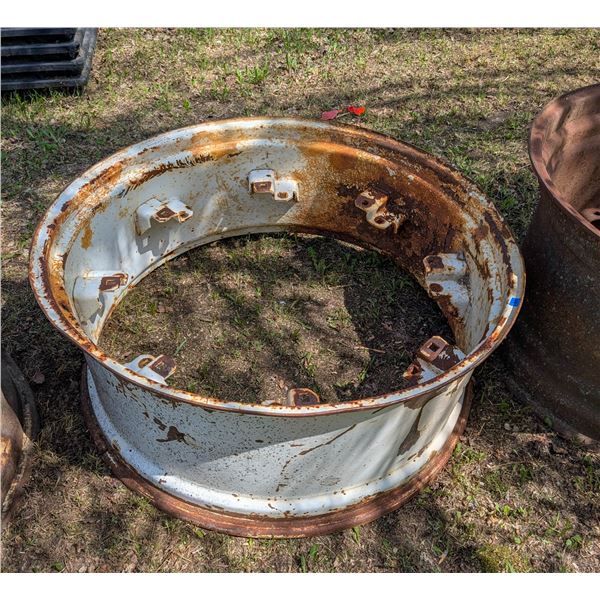 *OFFSITE* METAL FIRE PIT MADE FROM OLD INDUSTRIAL