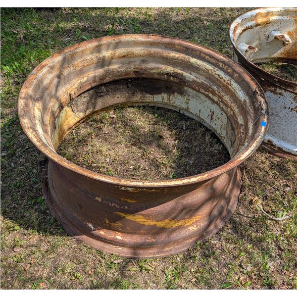 *OFFSITE* METAL FIRE PIT MADE FROM OLD INDUSTRIAL