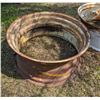 Image 1 : *OFFSITE* METAL FIRE PIT MADE FROM OLD INDUSTRIAL