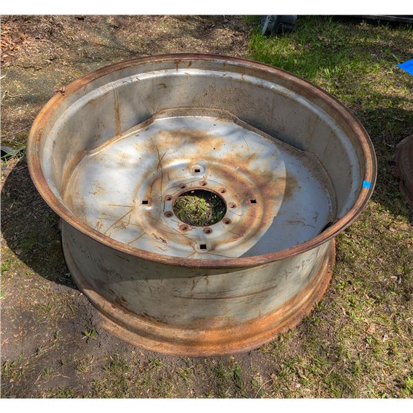 *OFFSITE* METAL FIRE PIT MADE FROM OLD INDUSTRIAL