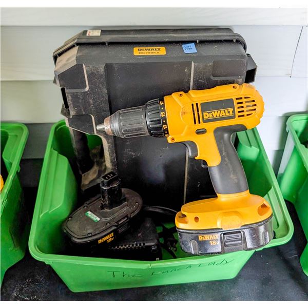 *OFFSITE* DEWALT DC759KA DRILL WITH HARDSHELL CASE
