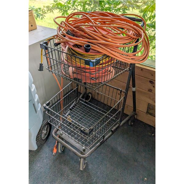 *OFFSITE* SHOPPING CART WITH ASSORTED EXTENSION