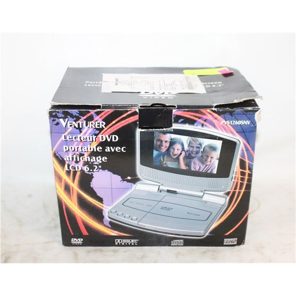 PORTABLE DVD PLAYER W BOX