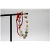 Image 1 : #130-NATURAL JADE JADEITE BEAD BRACELET