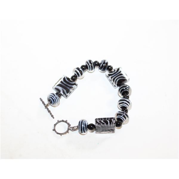 SOBRAL POP ART BLOWN GLASS BRACE.