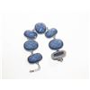 Image 1 : VTG. AVON BLUE FACETED CABOCHONS
