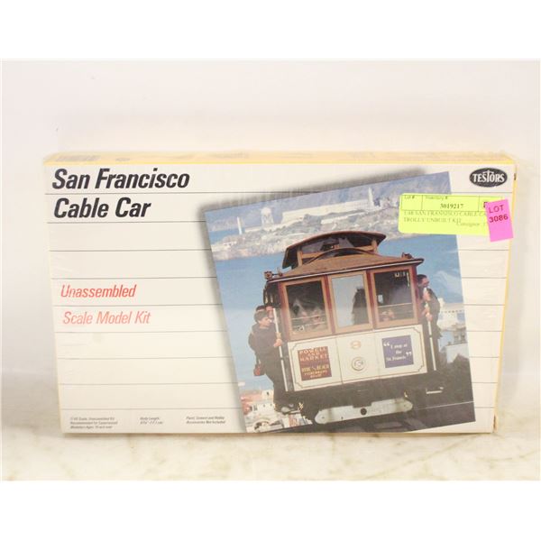 1:48 SAN FRANSISCO CABLE CAR TROLLY UNBUILT KIT
