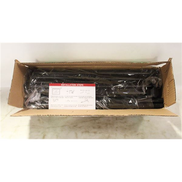 BLACK CURTAIN RODS – SET OF 2