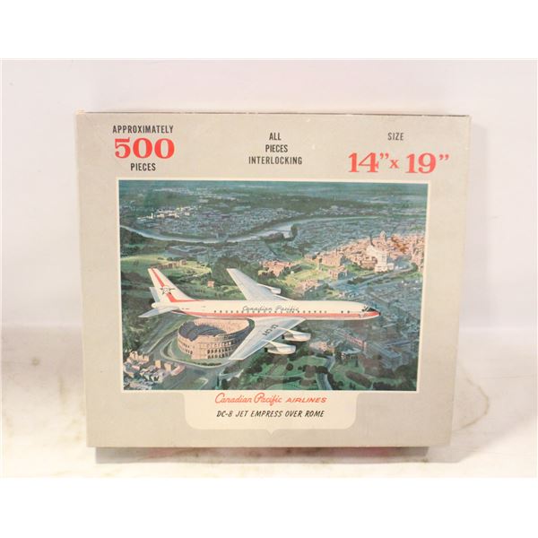 1950S CANADIAN PACIFIC AIRPLANE PUZZLE