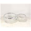 Image 1 : 2 VTG. CUT CRYSTAL SILVER TRIM. CANDY