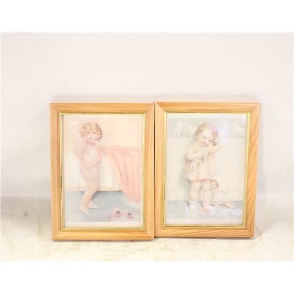 VTG. ART PRINTS WORK OF BESSIE DEASE