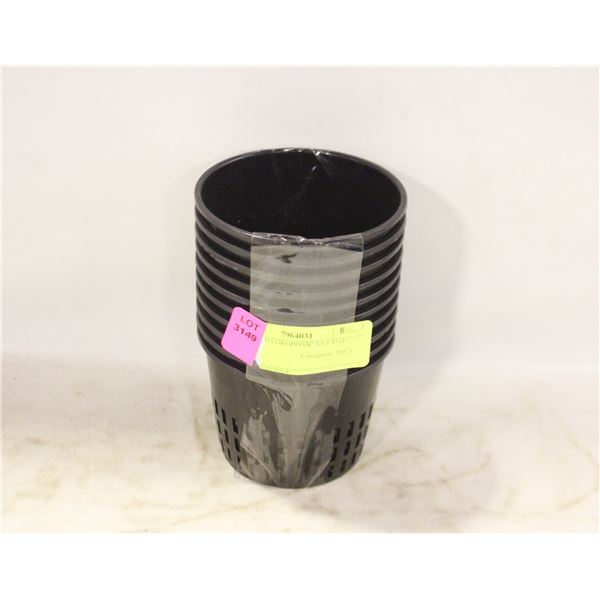 10 X 3.5” HYDROPONIC NET POT