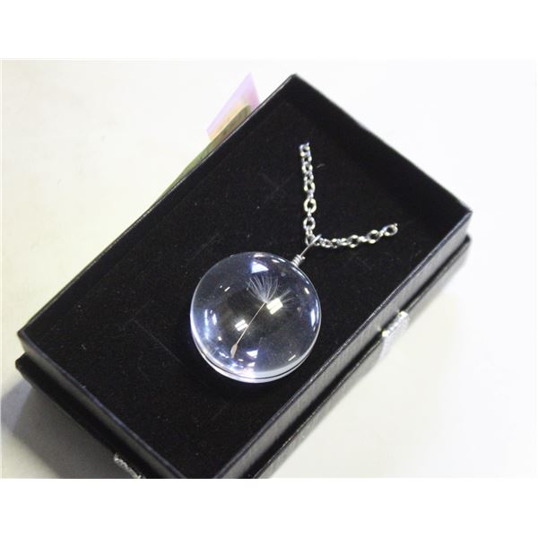 DANDELION MAKE A WISH NECKLACE