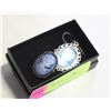 Image 1 : BLUE CAMEO NECKLACE & BROOCH