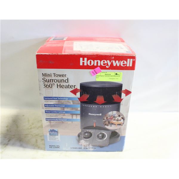 HONEYWELL 360 DEG HEATER WITH BOX
