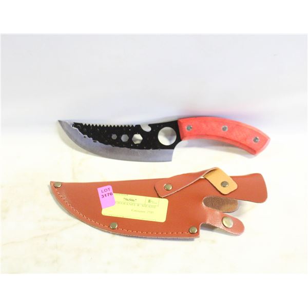 NEW OUTDOOR KNIFE W/ SHEATHE