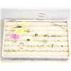 Image 1 : JEWELRY ORGANIZER TRAY W/RINGS+BANGLES