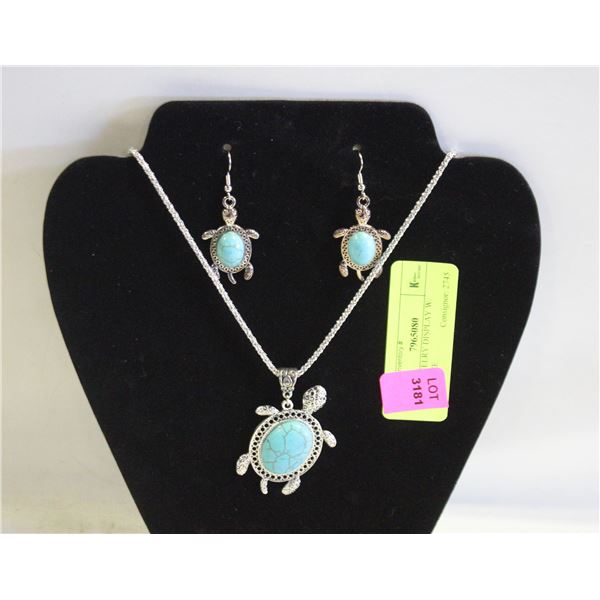 NEW JEWELRY DISPLAY W/ NECKLACE