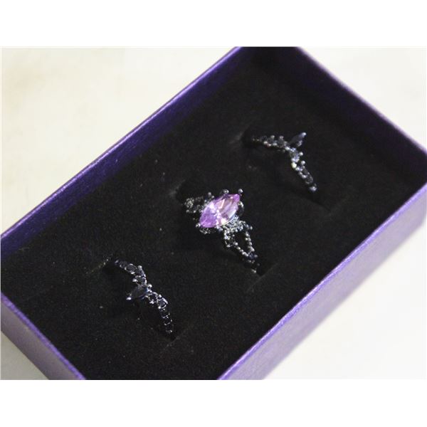 NEW 3PCS/SET RING SET SZ7