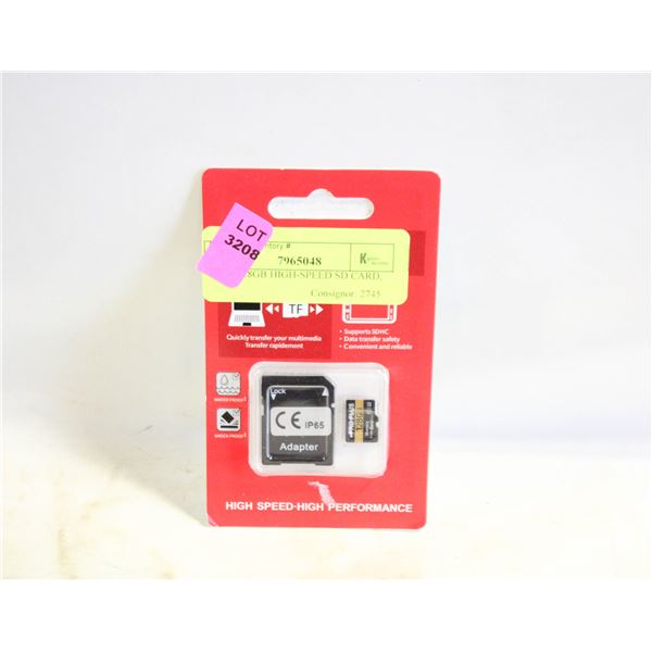 NEW 128GB HIGH-SPEED SD CARD,