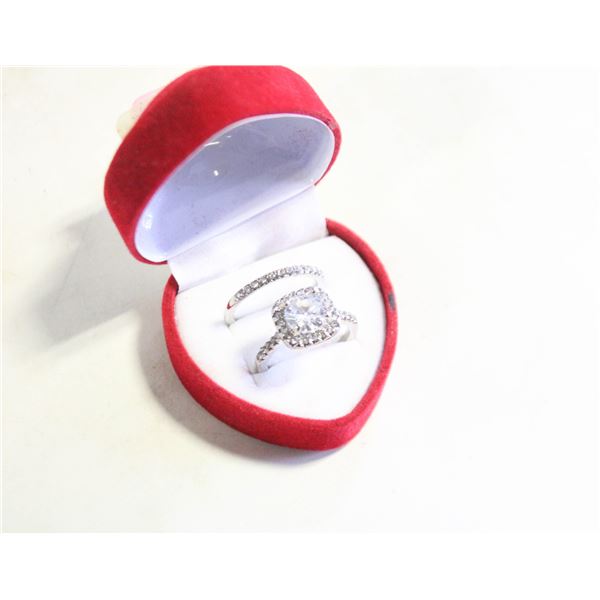 NEW 2PCS/SET RING SET SZ7