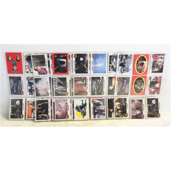 VINTAGE 1990S BATMAN THE MOVIE CARDS