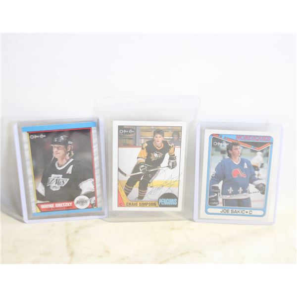 HOCKEY CARDS 3 TOTAL