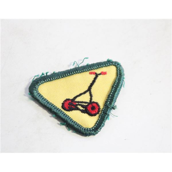 VINTAGE BOY SCOUTS LAWN MOWING BADGE