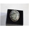 Image 1 : OCEAN JASPER RING SILVER PLATED HEALING MINERAL