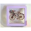 Image 1 : NEW VINTAGE STYLE RHINESTONE BICYCLE
