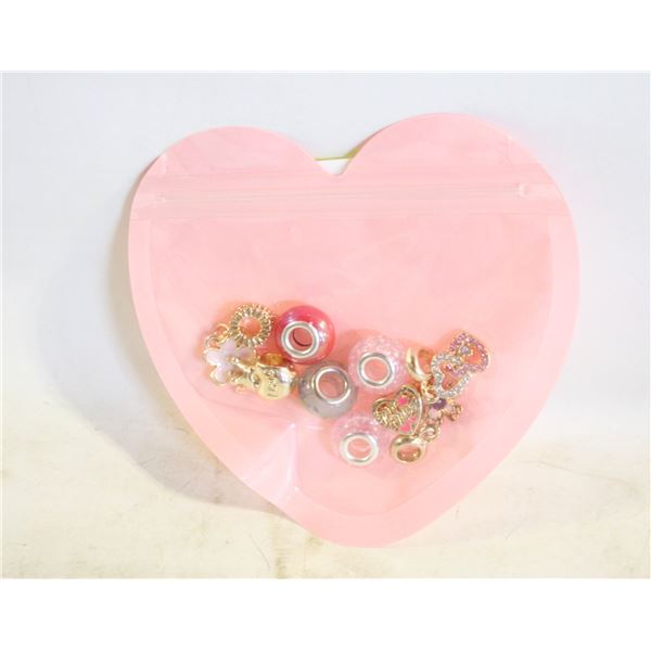 NEW 9PCS STYLISH BRACELET CHARMS
