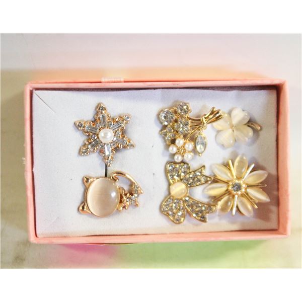 NEW 6PCS SET OF FLORAL DESIGN WITH