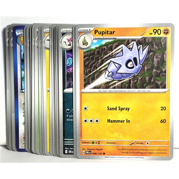 2) LOT OF 30 POKEMON STAGE 1 TRADING