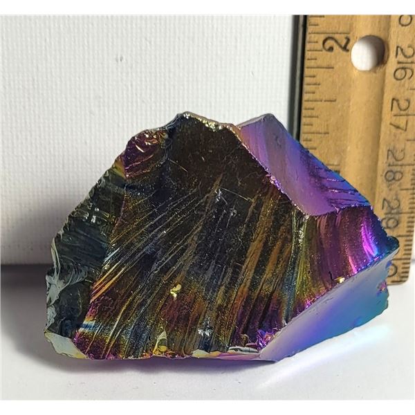 6) NATURAL 97.1 GRAM AURA OBSIDIAN