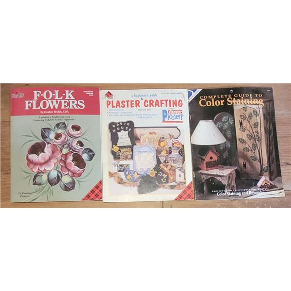 4) LOT OF 3 CRAFTING INSTRUCTION