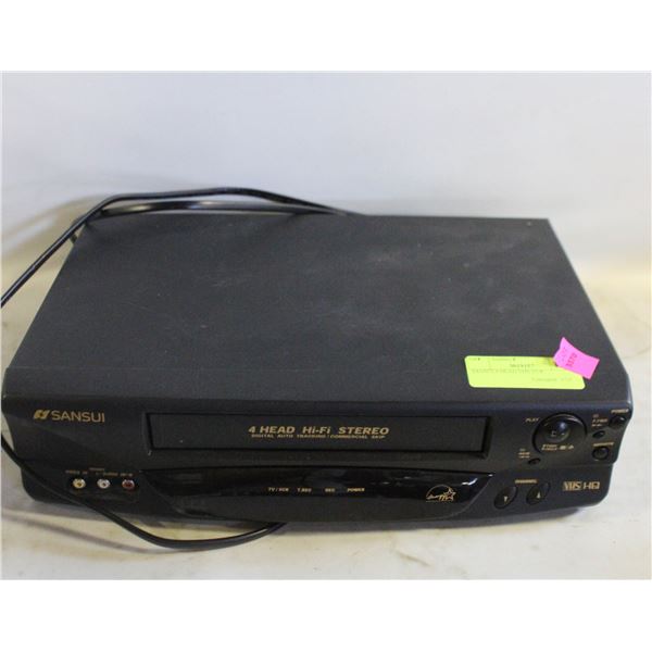 SANSUI 4 HEAD VHS VCR