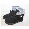 Image 1 : SIZE 7 WOMENS BLACK FAUX FUR WINTER BOOTS