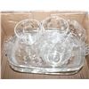 Image 1 : HAZEL GLASS TEARDROP SNACK SET OF 4