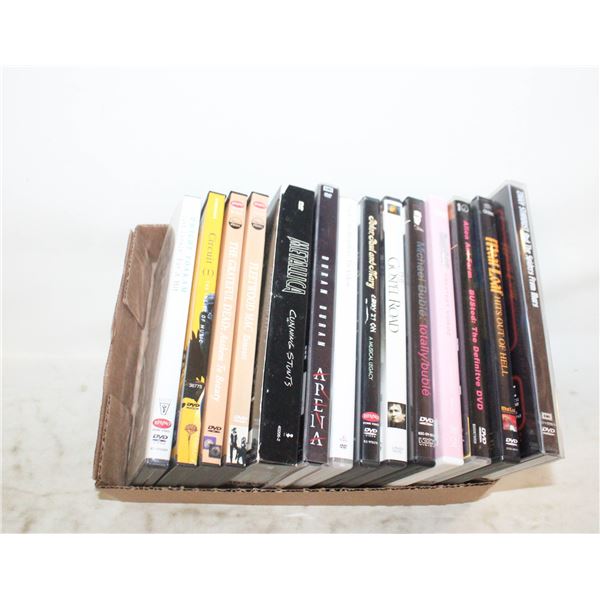 LOT OF MUSIC RELATED DVD MOVIES