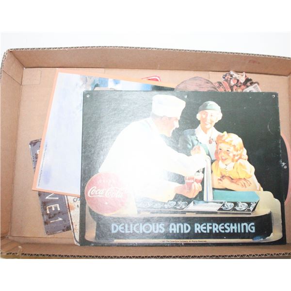 2 1991 COCA COLA COLL. PLAQUES & MORE