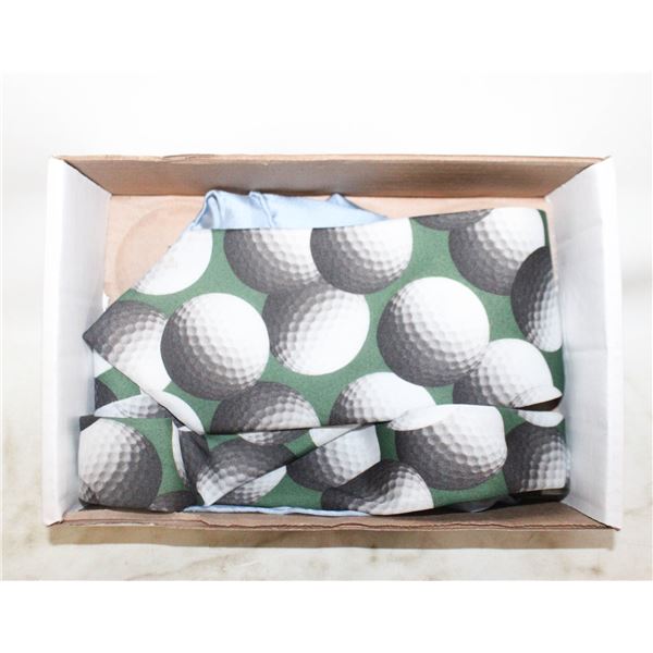 1995 RALPH MARTIN & CO. GOLF BALL NECK TIE +