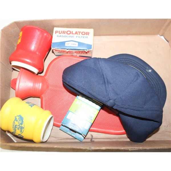 FLAT OF VINTAGE ITEMS