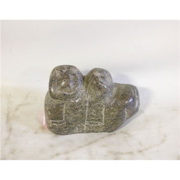 INUIT ANTIQUE SOAPSTONE CARVING