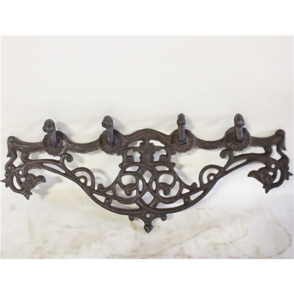 CAST IRON COAT RACK