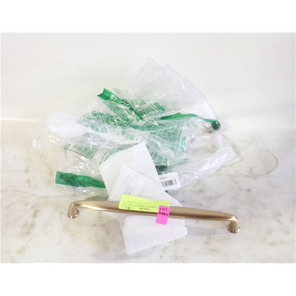 BRASS CABINET HANDLES – 10” – 4 PACK