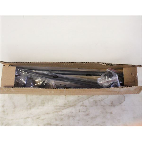 BLACK CURTAIN ROD UP TO 78” NEW IN BOX
